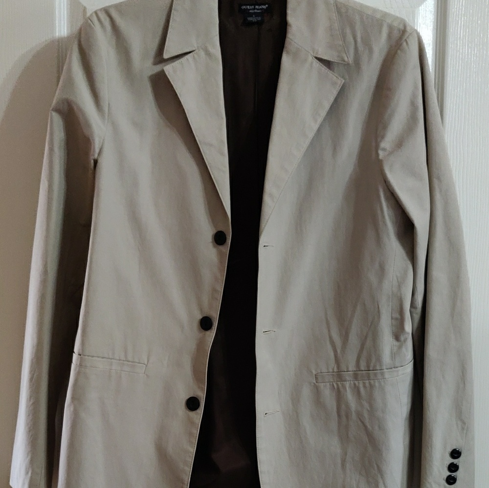 Guess tan blazer